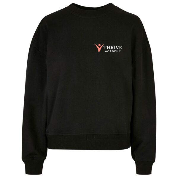 Women’s oversized crew neck sweatshirt Thumbnail